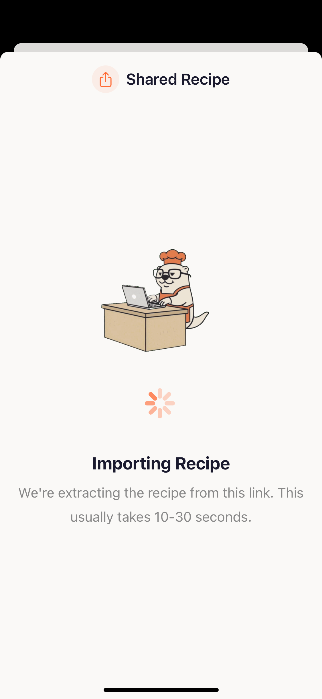 AI parses the recipe