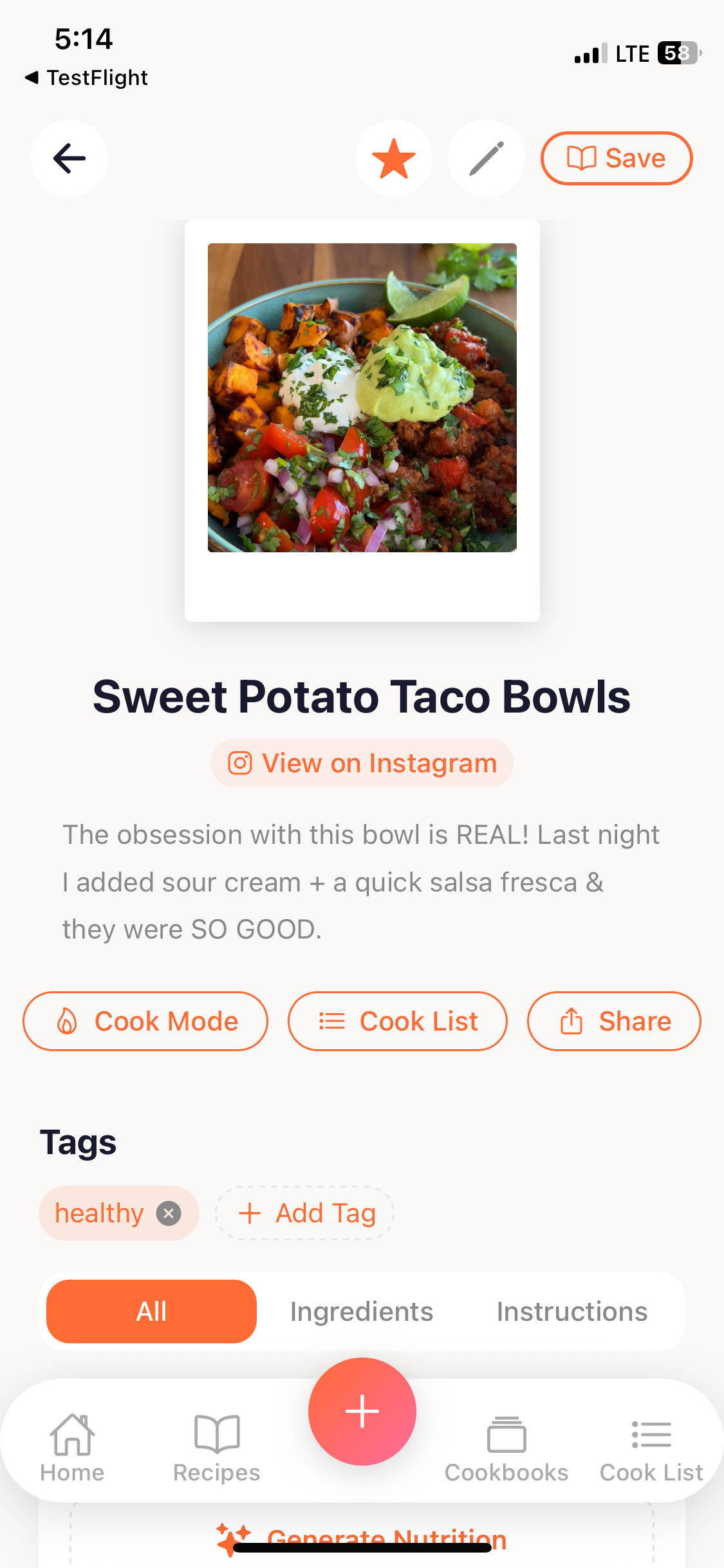 Your organized recipe
