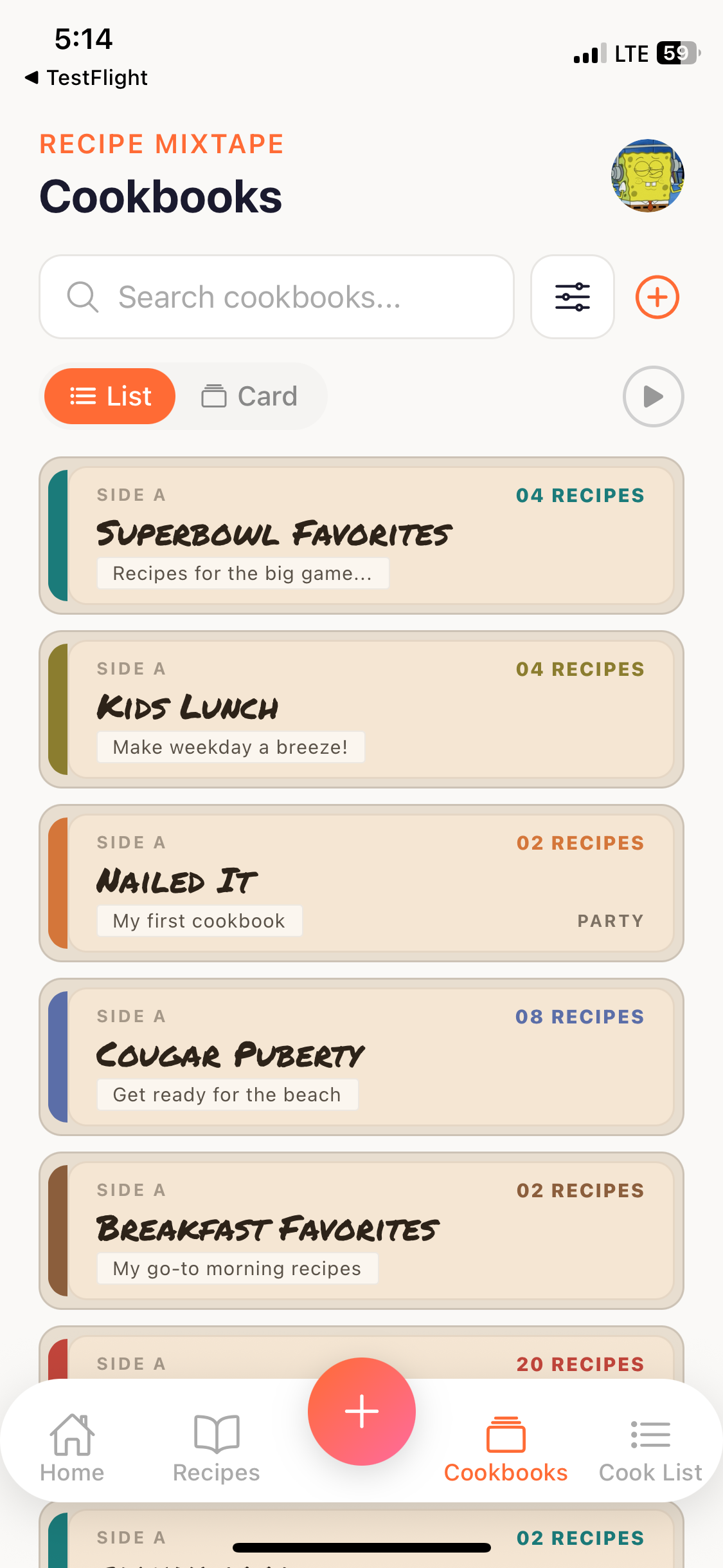 Recipe Mixtape Cookbooks