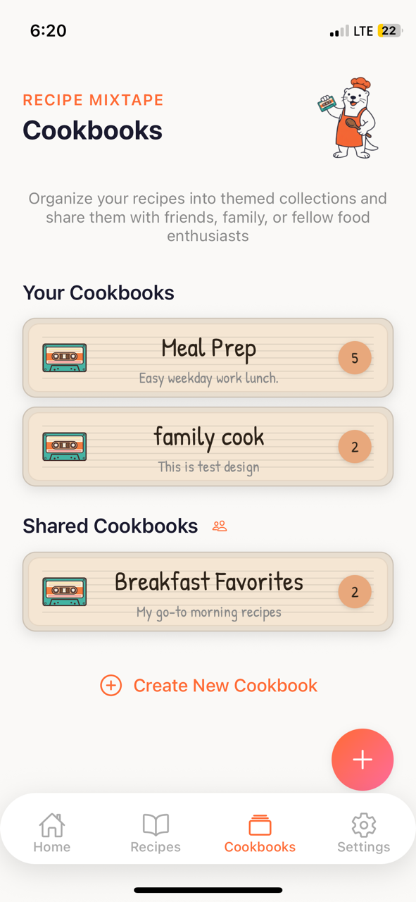 Create custom cookbooks